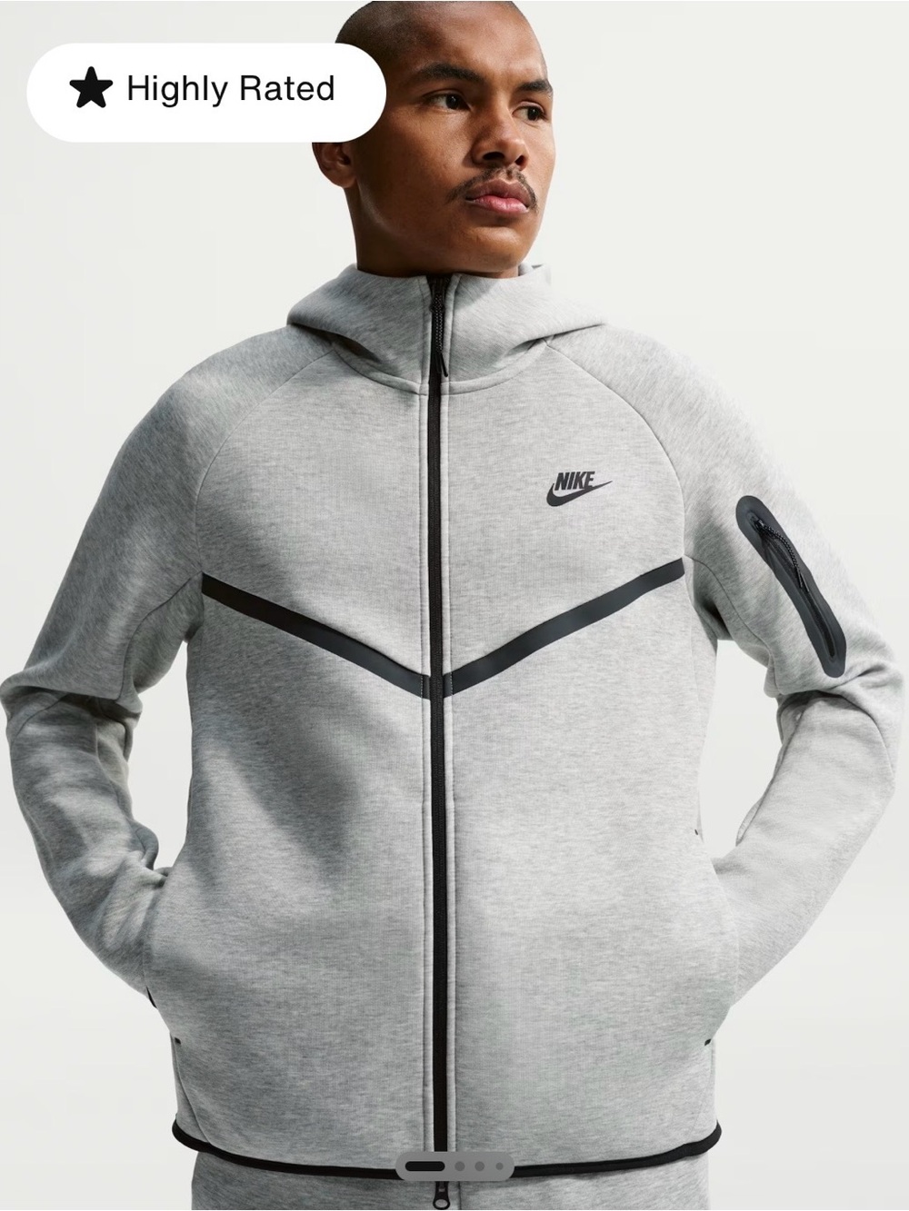 Nike Men's Fleece Windrunner Full-Zip Jacket